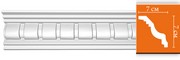 Плинтус потолочный с рисунком A043F гибкий